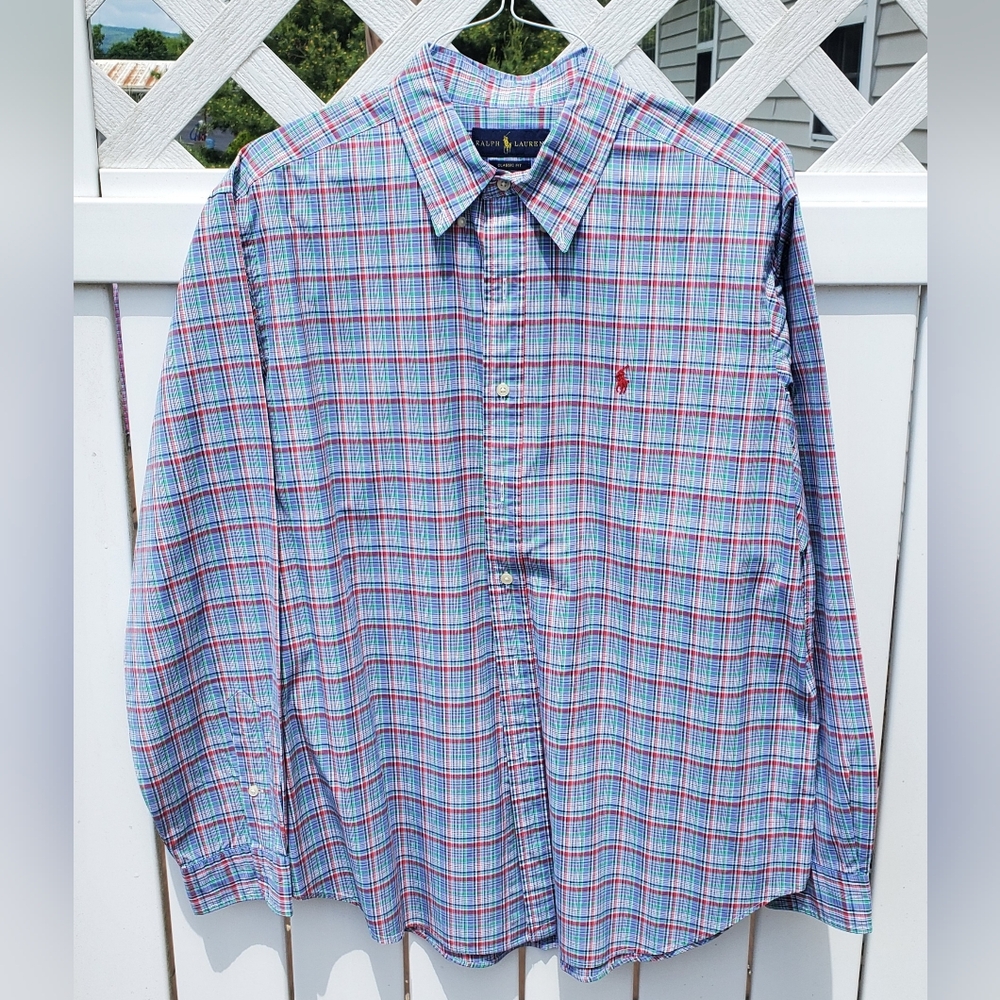 💙❤️🤍💚Ralph Lauren button down